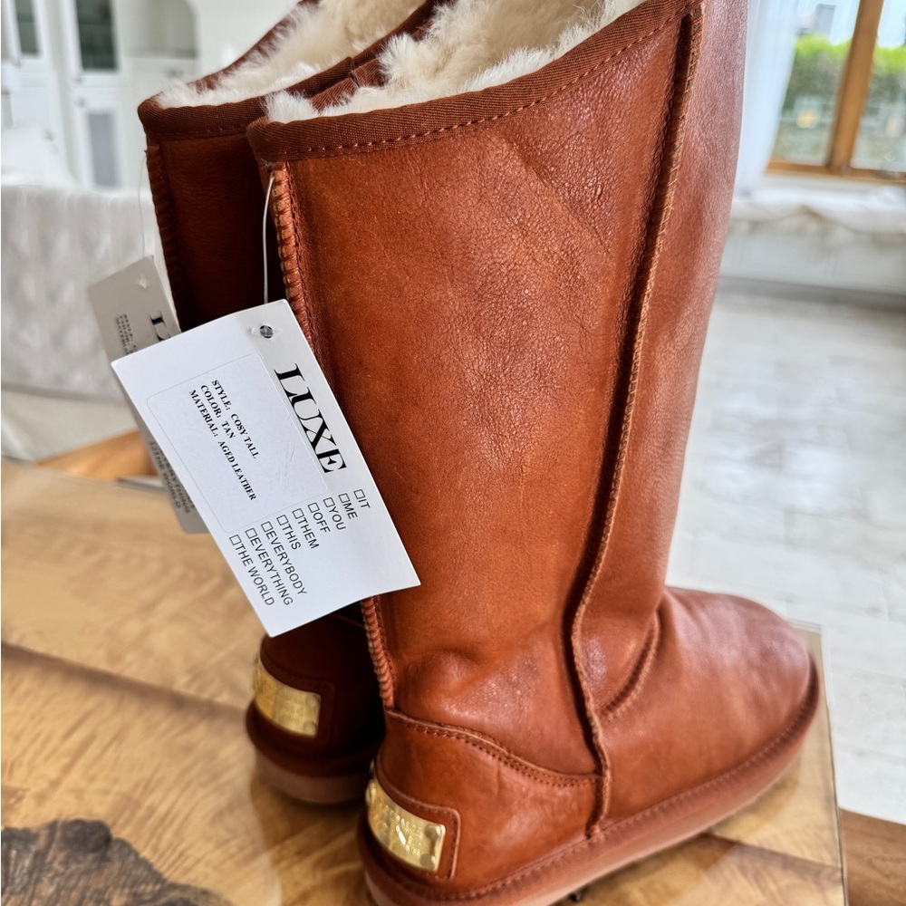 Australia Luxe Collective Tan Leather Accent Piece
